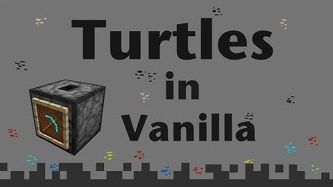 ComputerCraft Mining Turtle in Vanilla! (1.8)