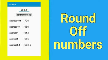 Round off numbers in Sketchware