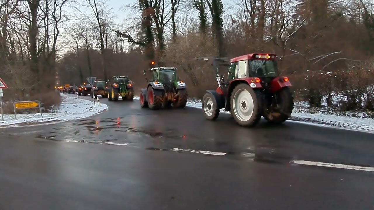 Treckerdemo bei Bad Bevensen 2024