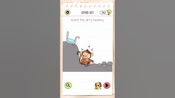 Brain Test All-Star Level 207 wash his dirty monkey #Shorts #BrainTest #IQBoost