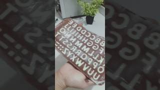 Silicon Mold Chocolate Alphabet Font#viralvideo#shortsfeed#shortsviral#