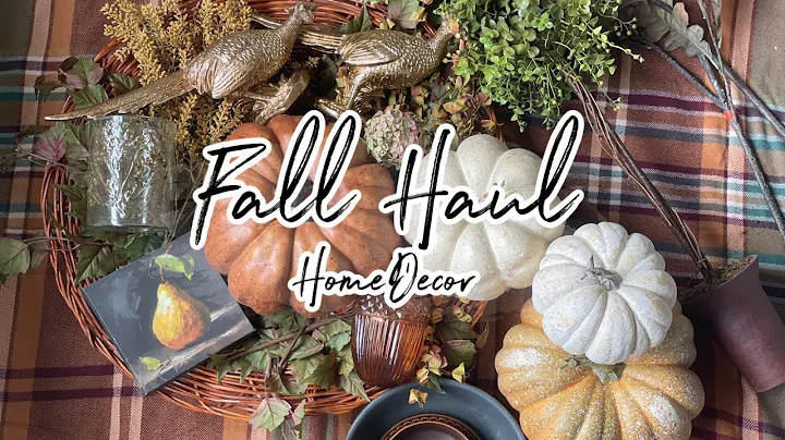 🍂NEW🍂FALL HOME DECOR HAUL | VINTAGE INSPIRED |HOBBY LOBBY| GOODWILL | HOME GOODS