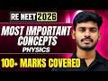 Re NEET 2026 Top Physics Concepts🔥 | Re NEET 2026 | Complete Revision | 100+ Marks Covered Telugu