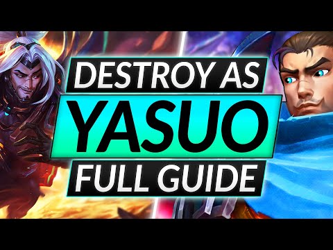 ULTIMATE YASUO GUIDE - INSANE Combos, Tricks, Builds and More - LoL Champion Tips