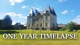 ONE YEAR Full Chateau Renovation TIMELAPSE!!