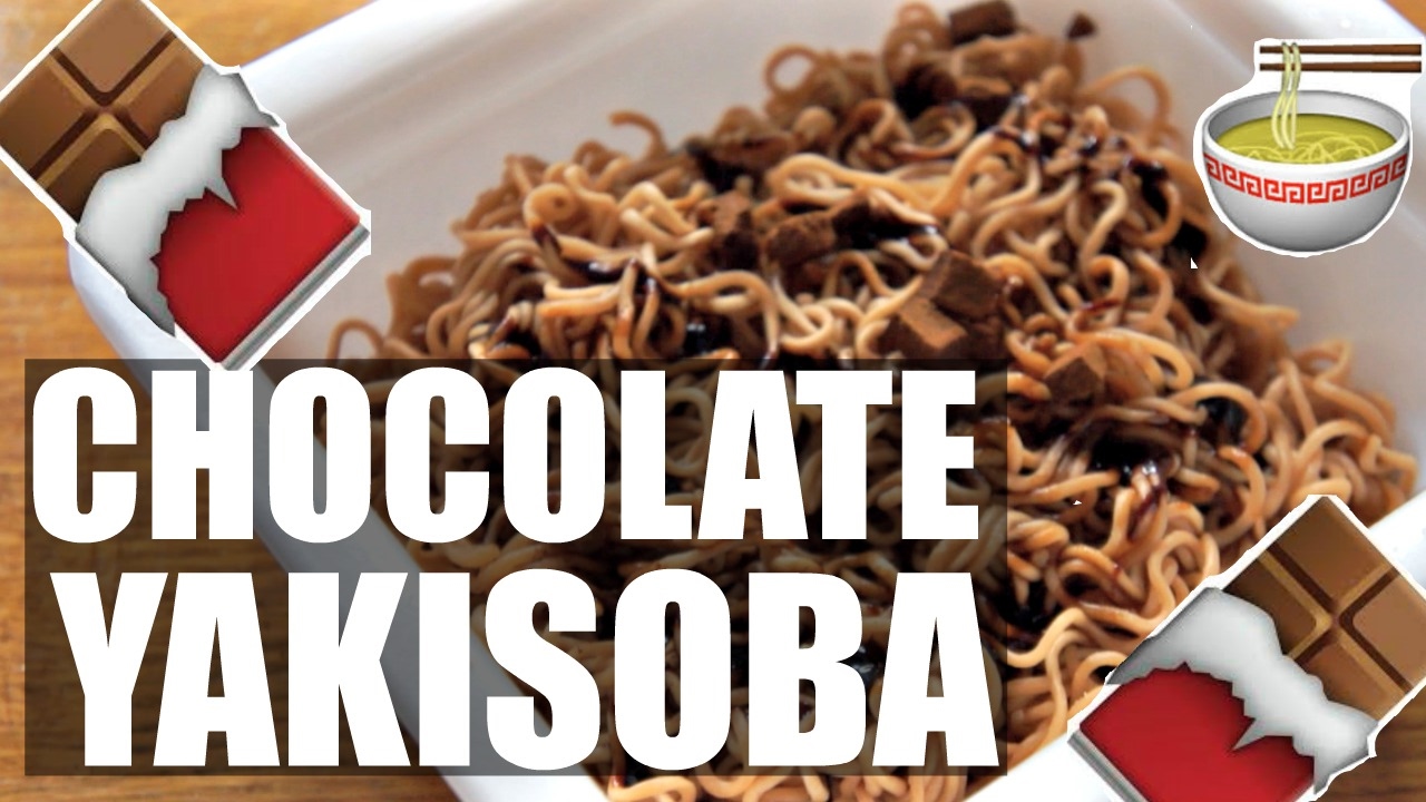 CHOCOLATE Instant YAKISOBA Taste Test Ramen, Ramen, Ramen YouTube
