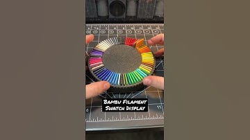 Bambu Filament Swatch Display