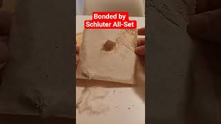 Schluter Kerdi 24h Flood Test | Waterproofing membrane | RapidSet Non-Sag vs Schluter All-Set