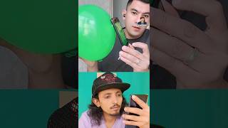 The strangest balloon experience with the phone flash😳 #experiences #comedy