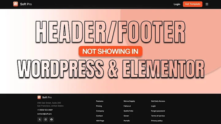Elementor & WordPress Header & Footer Not Showing ? Fix Sticky & Transparent Headers FAST!