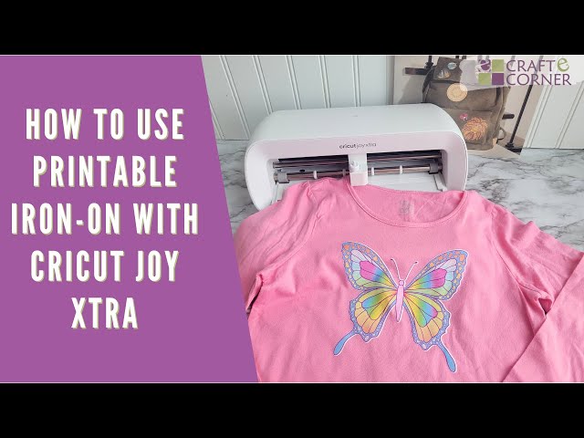 How to Use Cricut Printable Iron-On // Girl's Shirt Tutorial with Cricut  Joy Xtra 