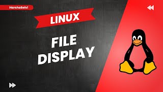 Linux File Dispaly |  Tamil | HarshaSelvi