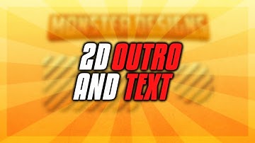 2D Intro/Text Overlay | Monster Designs | Made On iOS (First Text Overlay & Green Screen Outro)