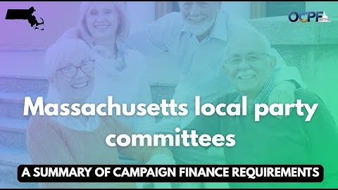 How to organize and operate a Massachusetts local party committee