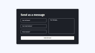 Responsive Form in HTML & CSS | How to create Responsive Form with HTML & CSS @raselcoder