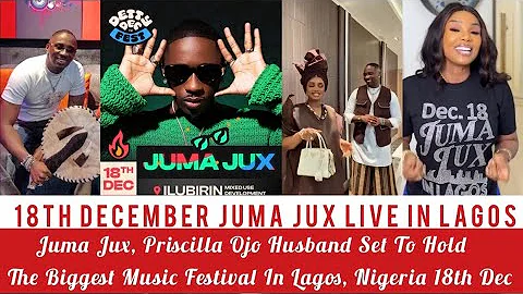 See How Juma Jux, Priscilla Ojo Husband Set To HoldThe Biggest Music Festival In Lagos, Nigeria