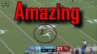 Cam Ward makes an AWESOME play to win the game | Tennessee Titans Vs Arizona Cardinals