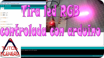 Tira Led RGB controlada con arduino