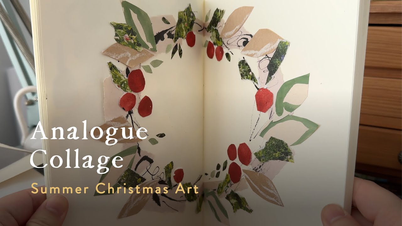 Analogue Collage | Summer Christmas Art