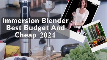 Immersion Blender Best Budget And Cheap 2024