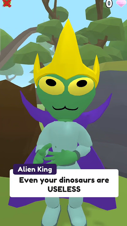 Raja alien 👑 di makan dinosaurus - find the alien 2
