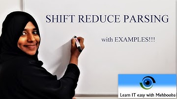 COMPILER DESIGN LECTURE - 18, Shift Reduce Parsers