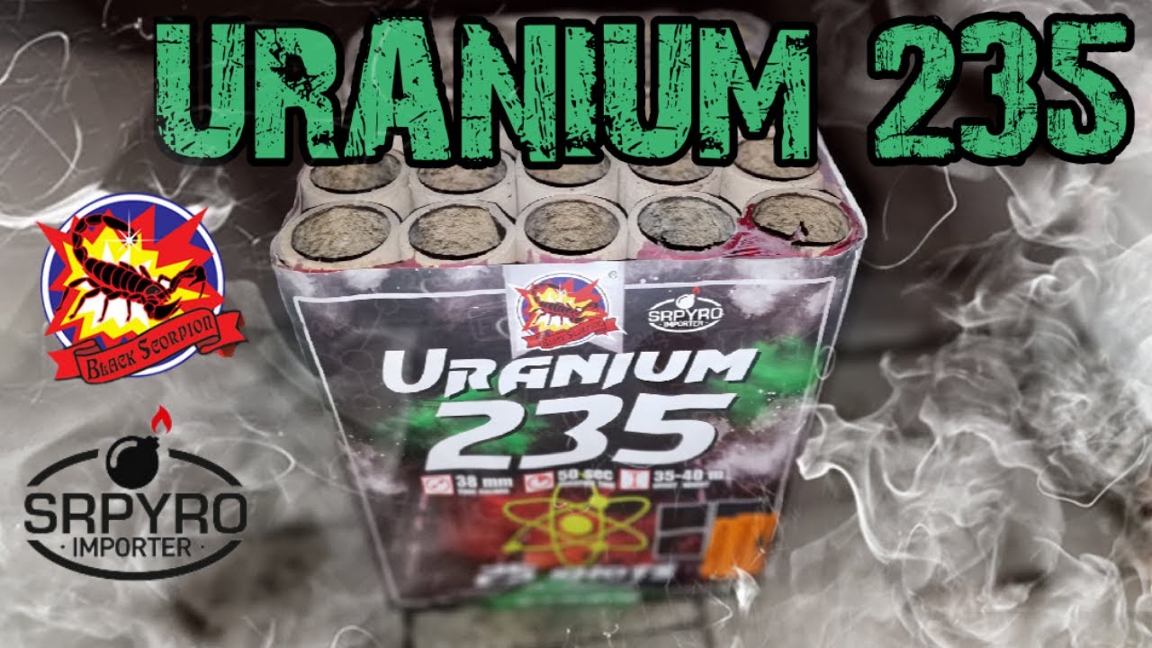 SRPyro | CLE4320 - Uranium 235 Batterie | 38 mm | 25-Schuss | F3  [Silvester 2022/23]