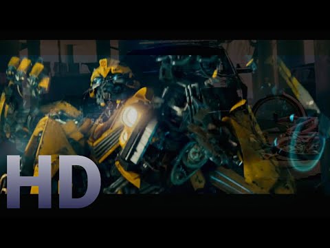 Transformers (2007) Bumblebee vs Barricade (Full HD Latino)