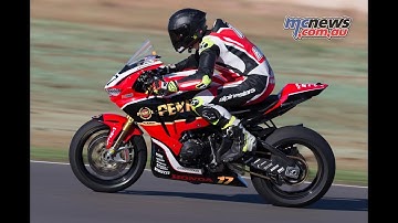 Troy Herfoss the first man in to the 1min55s around the new The Bend 4.95km  