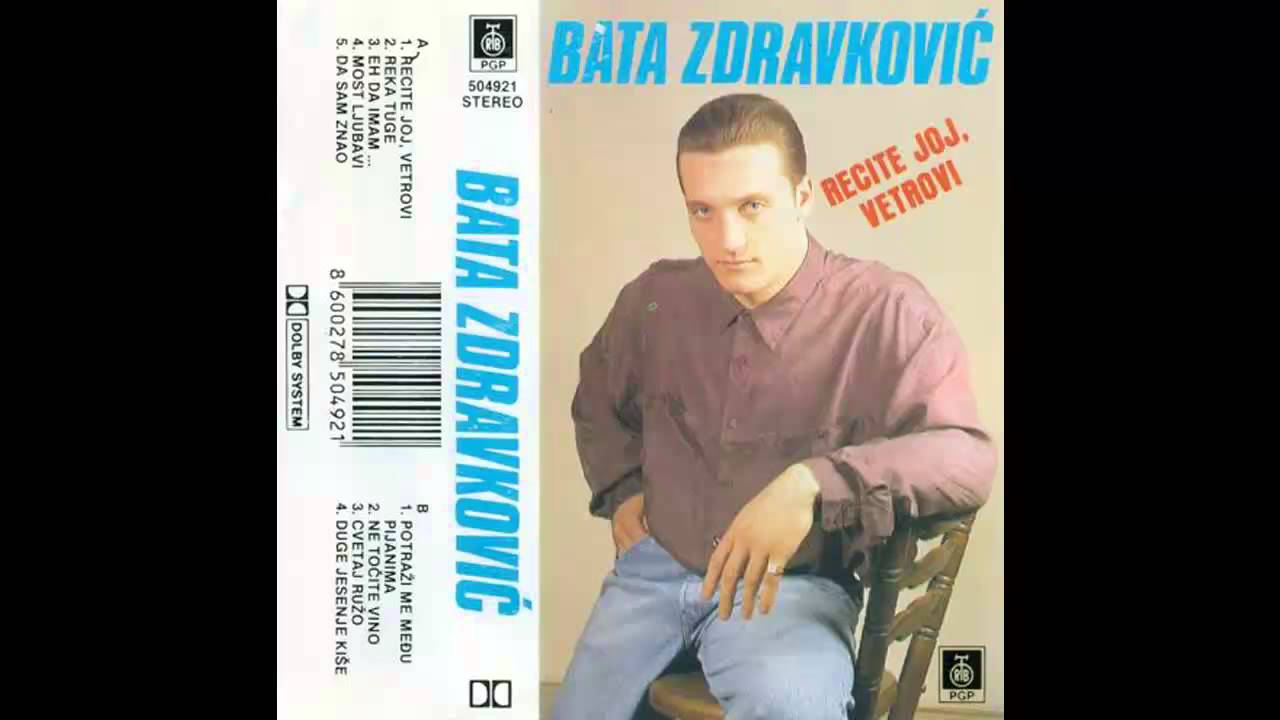Bata Zdravkovic - Potrazi me medju pijanicama - (Audio 1993) HD