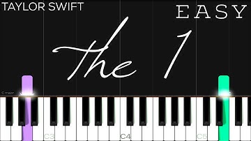 Taylor Swift - the 1 | EASY Piano Tutorial