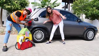 Hayal Ailesi Ayşe Arabasına Benzinci Ümitten Benzin Almaya Çalışıyor Komik Video