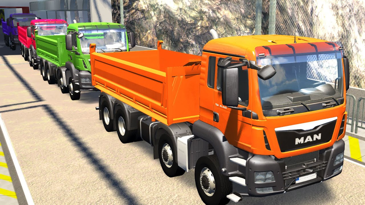 Color Good Trucks passing vs Massive Spikes on Ramp Jump 45 Good