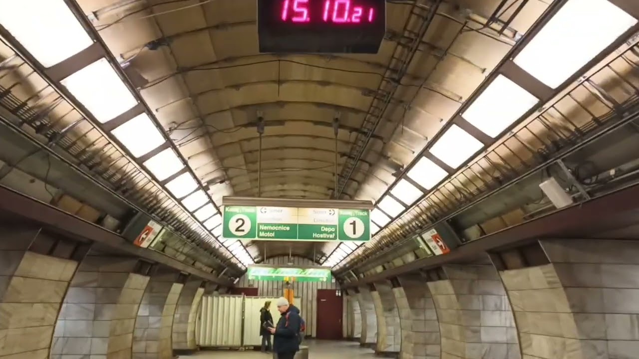 Odstrojená stanice metra Flora 11.01.2026