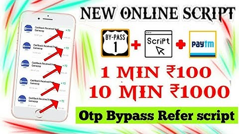 New Online Script 😈 Otp Bypass Refer Script !! 100% Working Trick