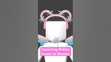Importing a Roblox Avatar into Blender #robloxshorts #roblox #blender #robloxtutorial #robloxugc