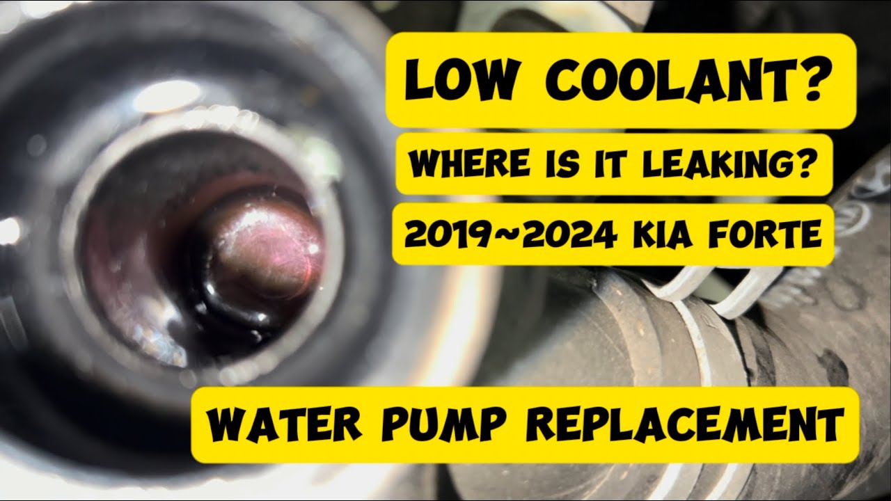 HOW TO REPLACE WATER PUMP ON 20192024 KIA FORTE YouTube