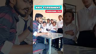 Kids Funny Experiment
