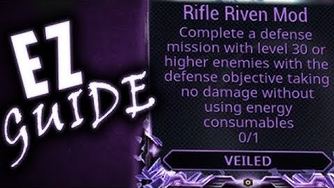 [U22.1.2] Warframe - Riven Challenge Guides #8 | Kill "X" enemies while wall latching