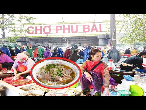 Video Thăm chợ Phú Bài - ăn sáng - cà phê trong mùa Đông... - youtube
