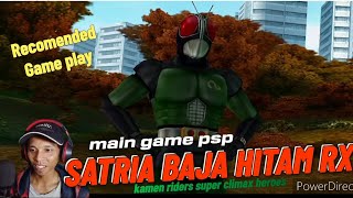 SATRIA BAJA HITAM BLACK RX di game Kamen Rider: Super Climax Hero ( 仮面ライダー クライマックス ) #ppssppemulator