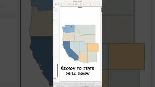 #Tableau - Region to State Drilldown
