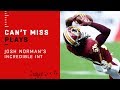 Josh Norman's Acrobatic INT Off Ryan Fitzpatrick Pass