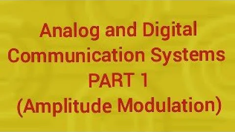 Analog and Digital Communication Systems part 1|Amplitude Modulation|competitive exam preparation|