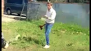 L'alcalde de Caldes de Malavella amenaça uns okupes amb una destral