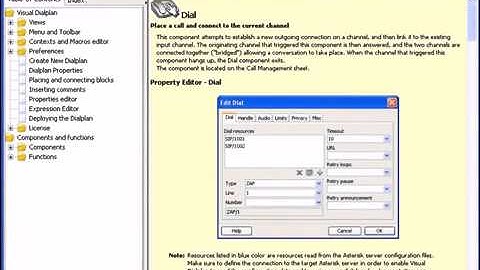 how to connect between Visual Dialplan and asterisk