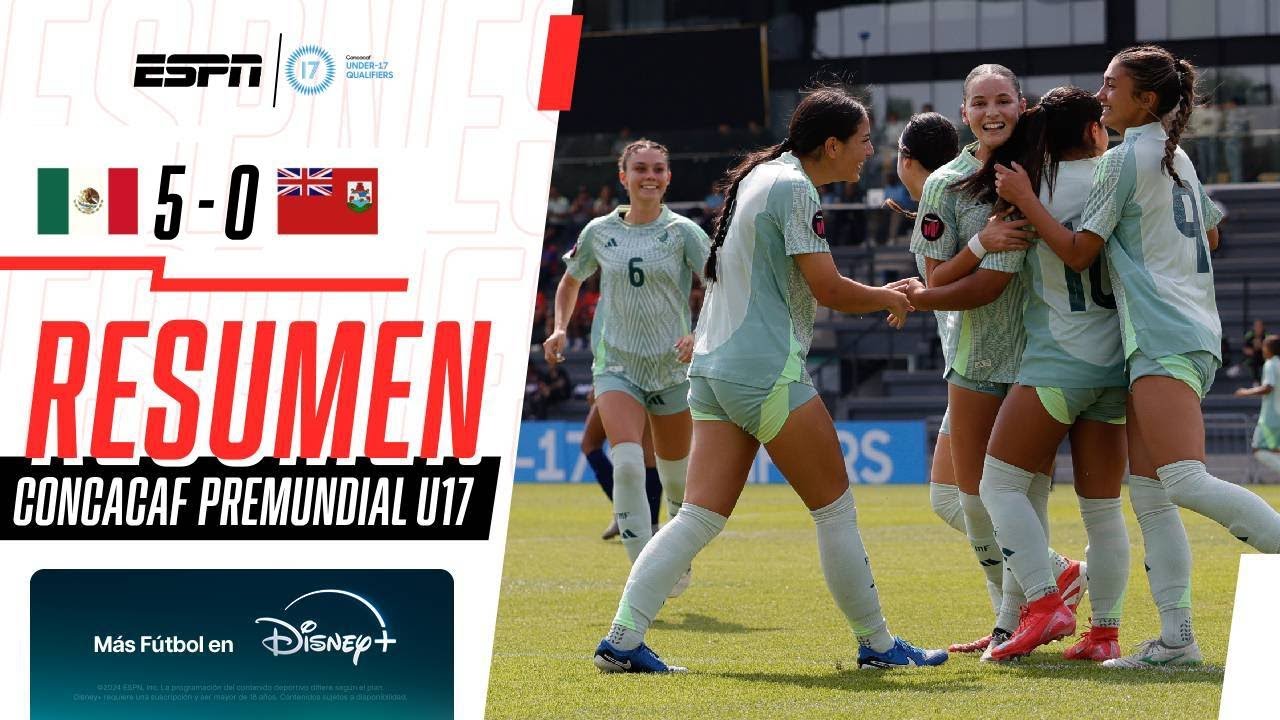 México arrancó con goleada a Bermuda el sueño mundialista | Resumen ...