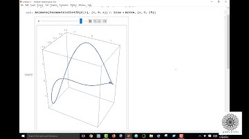 Animating Space Curves in Mathematica