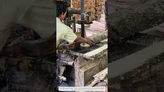 Steel Ribbon Blade: How Synchronized Manual Feed Slices Wood Flawlessly 