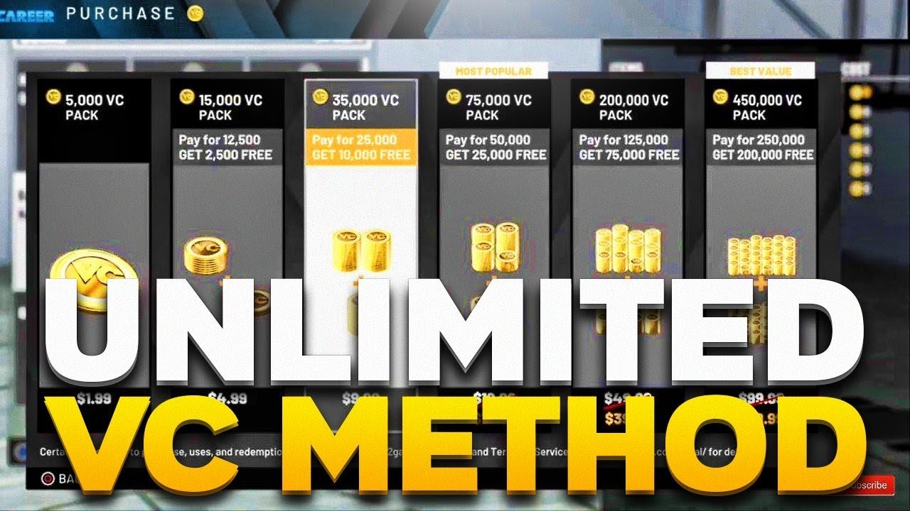 New Nba 2k Vc Method Ps4 Xbox One Pc Youtube